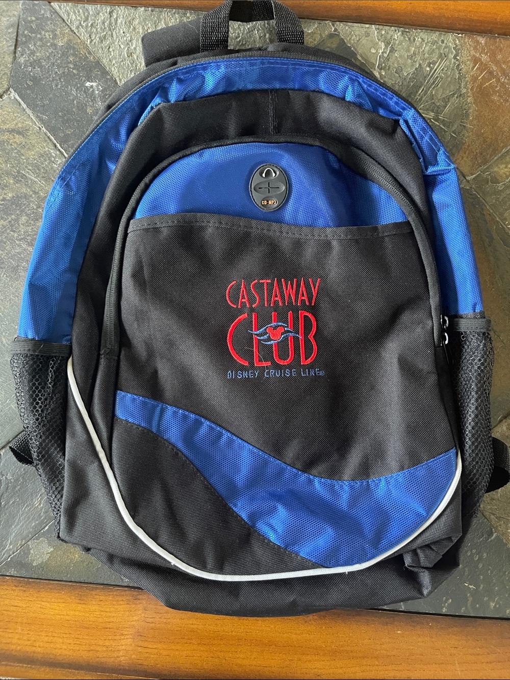 Disney Black and Blue Castaway Club Backpack